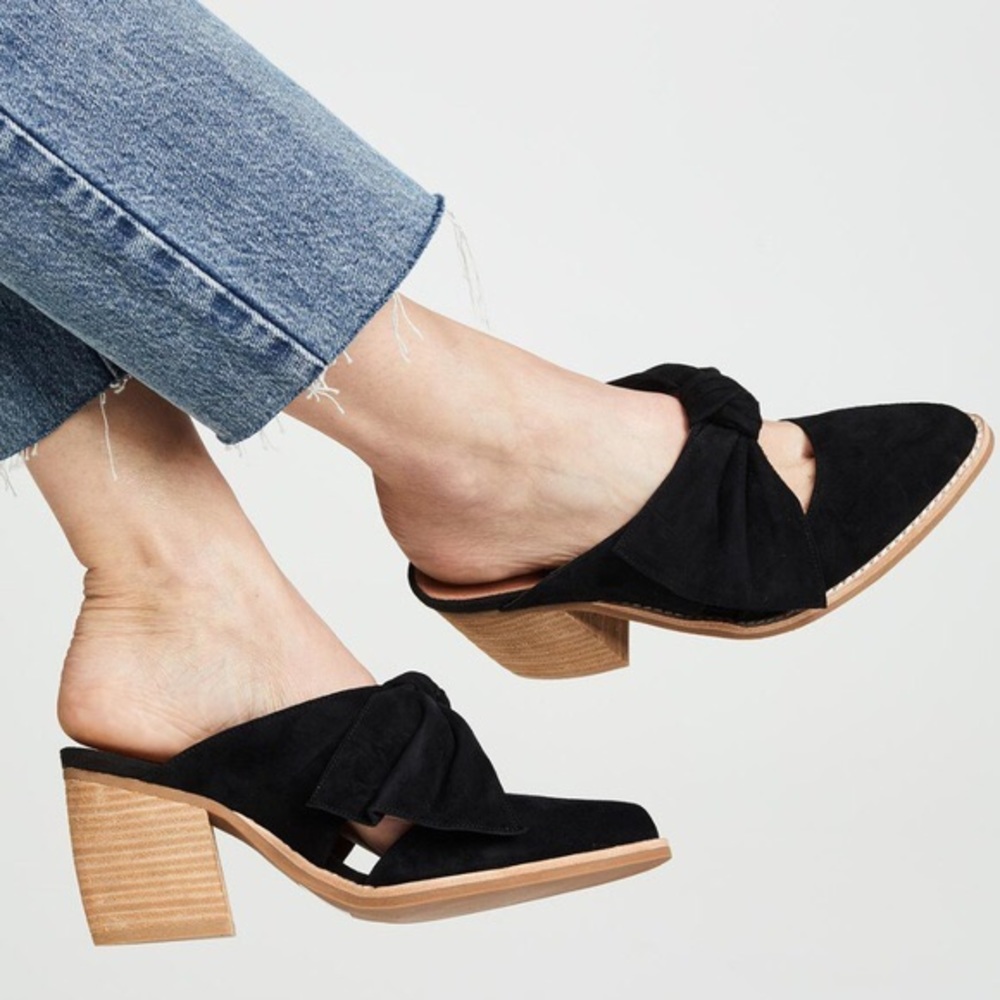 COPY - Jeffrey Campbell Cyrus Bow Block Mules